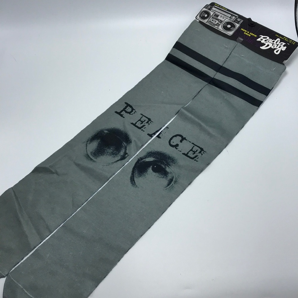 The Beetles Radio Days Socks Size 10-13 NWT